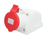 EIMSOAH Connettore Industriale Impermeabile Elettrico 4 Pin 32A 3P+E IP44 ABS Resistente Ai Graffi 380-415 V per Utilizzo in Ambienti Difficili