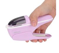 EIMSOAH Cucitrice Senza Punti, Impugnatura Ergonomica per Risparmiare Manodopera, per i Bambini, Senza Rilegatura Fino a 8 Fogli, con Materiale ABS Resistente, per Ufficio, Scuola, Uso (Viola)