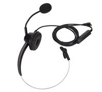 EIMSOAH Cuffia da Ufficio da 2,5 Mm Comoda Cuffia Monofonica da Ufficio per Call Center, Home Office Plug and Play