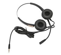 EIMSOAH Cuffie per Servizio Clienti Cuffie Cablate Ultra HD con Cancellazione del Rumore per Ufficio Aziendale da 3,5 Mm per Operatori di Call Center