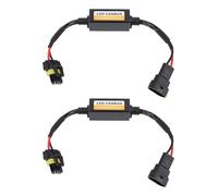 EIMSOAH Decodificatore Canbus per Fari LED per Auto da 2 Pezzi, Cablaggio Resistore Cancellatore di Errori Anti Sfarfallio, Connettore AMP Plug and Play per Faro 9005 9006 9012