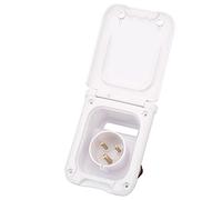 EIMSOAH EIMSOAH Presa di Alimentazione Dal Design Professionale Scatola di Ingresso Impermeabile per, Materiale ABS Premium con Indicatore di Carica Blu, Tensione di Uscita 220 V-250 V, Installazione