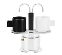 EIMSOAH Fornello a Doppia Testa, Mini 100 Ml Italiano (Base rotonda)