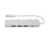 EIMSOAH Hub USB C Compatto Dongle Supportato OTG a 5 Porte per PC Laptop Adattatore Connettore USB 3.1 con Alimentatore C