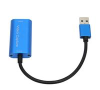 EIMSOAH Interfaccia Multimediale HD Acquisizione Video Scheda Plug and Play Professionale 4K per Registrazione Didattica, Imaging Medico Blu Metallo