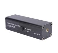 EIMSOAH Isolatore di Segnale Audio Filtro Antirumore Preciso per Studio di Concerti Home Theater Interfaccia da 3,5 Mm 600Ω/600Ω Lega di Alluminio Adatto a Scene di Eventi di Performance