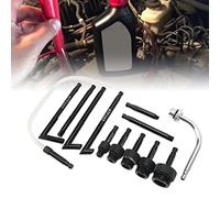 EIMSOAH Kit Adattatore per Riempimento Fluido di Trasmissione, Adattatore per Riempimento Cambio ATF 13 Pezzi, Set di Strumenti per Connettori di Ricarica Olio Cambio Automatico in