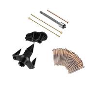 EIMSOAH Kit di Riparazione del Pavimento di Arresto Riparazione, Kit di Viti Fissate per Pavimenti in Legno, Eliminare il Rumore Cigolare Sotto la Moquette con 5 Strumenti 50 Viti