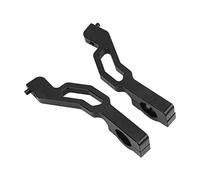 EIMSOAH Kit Staffe di Montaggio per Paramani in Alluminio Sentinel per Motoslitta per 600 800 850, Accessorio Paraneve Antivento per gli Appassionati di Sport Motoristici (Nero)