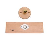 EIMSOAH Lampada da Comodino Regolabile con Applique da Parete in Legno - Illuminazione Delicata per il Relax - Lampada da Parete a Batteria da 271,00 G (Stile 2)