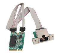 EIMSOAH M.2 una Scheda di Rete E, Gigabit Ethernet Single Port RJ45 Scheda di Rete, Pin Piegato Incorporato Nella Scheda di Rete CHIP I210AT per Computer