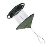 EIMSOAH Mangiatoia per Uccelli da Appendere All'aperto, Contenitore per Alimenti in Plastica Resistente per Giardino, Cortile, Design Circolare per Nutrire da Tutti gli Angoli, Attira gli Uccelli