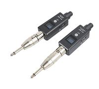 EIMSOAH Microfonico Wireless Supporto Trasmissione Stabile Microfono Portata Operativa 30 M per DJ Mobili