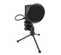 EIMSOAH Microfono da Gioco USB per PC, Microfono USB da Gioco di Riduzione del Rumore Wireless 2.4g con Effetto di Luce RGB per la Registrazione in Streaming Live