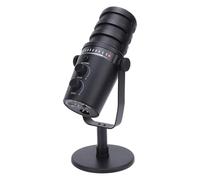 EIMSOAH Microfono Dinamico, Microfono Cardioide USB XLR Professionale con Staffa in Metallo, per la Registrazione Dal Vivo di Podcast di Giochi Karaoke