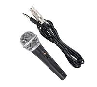 EIMSOAH Microfono Portatile XLR con Trasmissione Dinamica del Suono per Canto Sul Palco e Al Karaoke, Plug and Play, Adatto a Cantanti e Artisti