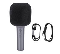 EIMSOAH Microfono Wireless per Karaoke con Testina da 16 Mm, Microfono Portatile 5.1 Portatile per la Registrazione di Canti, Ideale per Feste in Casa e Riunioni di Famiglia
