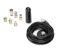 EIMSOAH Mini per Auto a Doppia Frequenza con Buona Ricezione per Radio / /, Materiale Metallico, Alimentatore da 5 M - Installazione Semplice e Ampia compatibilità per L'uso su Veicoli