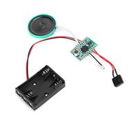 EIMSOAH Modulo di Registrazione Vocale Fai-da-te, Registratore Programmabile da 4 Minuti con Sensore di Luce Riproduci una Volta, per Scatole di Cartoline di Natale, Portagioie e