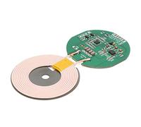 EIMSOAH Modulo di Ricarica Wireless, Caricabatterie da 15 W PCBA Bobina per Circuito Stampato Ingresso da 5 a 12 V per Custodia Personalizzata per Progetti di Auto Desktop Fai-da-te