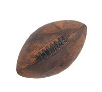 EIMSOAH Palla di Rugby Vintage, Calcio in Pelle, Palla di Rugby di Dimensioni 9 di Calcio, Puttana Comoda Calcio Sportivo Durevole per la Partita di Gioco
