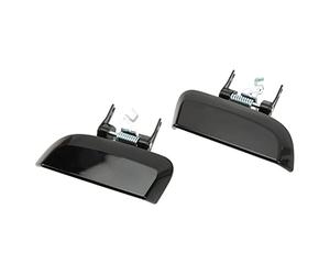 EIMSOAH Pathfinder Set Maniglie Esterne per Porta - Maniglia per Portellone Esterno Sinistra Destra Nera Lucida - Numero OE 82607 EA502 - Adatto per Pathfinder LE S SE Silver Edition XE - 2 Maniglie