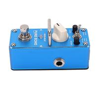 EIMSOAH Pedale Delay Digitale per Chitarra Elettrica, Monoblocco in Metallo | Pedale effetti Pure Echo, 3 modalità, con chiusura a strappo, DC 9V