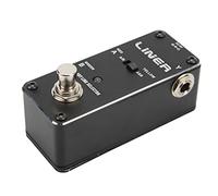 EIMSOAH Pedale per Chitarra Line Selector, Mini Metal True Bypass, Nero | Mini pedale effetto per chitarra, True Bypass, per chitarra elettrica, custodia compatta in metallo, facile commutazione dei