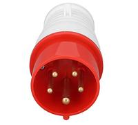 EIMSOAH Plug Industriale, 5 Pin 16A da 220 a 380 V IP44 CEE Plug CEE Connettore di Socket, Connettore Elettrico di Alimentazione, per Campeggio di Roulotte (Testa maschile HR-015)