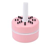 EIMSOAH Pulitore da Tavolo Ergonomico, a Basso Rumore, Ricaricabile Tramite USB, Potente Aspirazione, per Ufficio, Casa, Materiale ABS (Roseo)