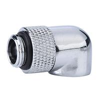 EIMSOAH Raccordo per Tubo Rotante in Ottone con Angolo di 90 Gradi per Raffreddamento Ad Acqua del PC Connettore a Gomito con Filettatura G1/4, Durevole e Affidabile, Installazione Facile per il Kit