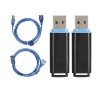 EIMSOAH Ricevitore Dongle USB VR Portatile da 2 Pacchi, Ricevitore Wireless per Controller Valve Index Vive Tracker, con Cavo di Prolunga USB per SteamVR (Nera)