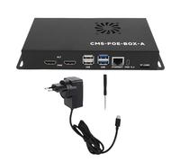 EIMSOAH Scheda Base Modulo di Elaborazione 5 PoE, Scheda di Espansione CM5 con Guscio, Compatibile con Tutte le Varianti di CM5, Dispone di Supporto MIPI M.2 USB ETH NVMe (Spina europea)