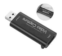 EIMSOAH Scheda di Acquisizione Video 4K 1080P USB 2.0 Record Box per Registrazione di Giochi, Plug and Play per, OS X, Adatta per Registrazione di Conferenze, Materiale ABS