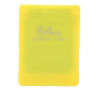 EIMSOAH Scheda di Memoria, Scheda Dati di Gioco Esterna Ad Alta velocità da 64 MB per Tutte le Versioni e Giochi, con Supporto FMCB1.966, Plug and Play (Giallo)