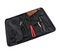 EIMSOAH Set di Attrezzi per Bonsai Forbici da Potatura in Acciaio Al Carbonio Forbici da Giardino con Borsa in Nylon per Amanti dei Bonsai e Principianti