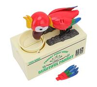 EIMSOAH Simpatica Banca di Risparmio per Monete a Forma di Animale per Bambini Divertente Salvadanaio Robotico per Bambini di età Superiore a 6 Anni (Rossa)