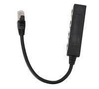 EIMSOAH Splitter Ethernet da 1 a 4 Porte Splitter di Rete Gigabit Adattatore RJ45 1000Mbps 100Mbps per la Condivisione di Computer Connessione Tramite Cavo Ethernet Singolo