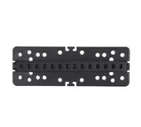 EIMSOAH Staffa Universale per Fishfinder, Design Stabile Multiforo, Adatta per Kayak, Pontone, Canoa per HDS Carbon 7, Nera