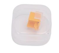 EIMSOAH Stilo Conico Diamantato Ad Alta Lucidatura, Stilo Durevole Adatto per Giradischi ATN91 ATN3600, Puntina per Giradischi PS LX350 in ABS Giallo + Fibra di Carbonio