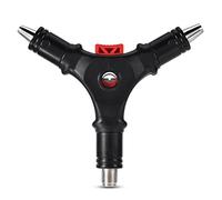 EIMSOAH Strumento Svasatore Efficiente per Spelacavi Coassiali per Installazione Connettore Testa RG59 RG6 F per Tecnici TV Via Cavo e Satellitari Plastica Nera Acciaio Inossidabile 3,03"