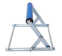EIMSOAH Supporto a Rulli per Troncatrice Portatile Robusto Telaio di Supporto Regolabile in Altezza Essenziale per gli Appassionati di Seghe da Tavolo in Acciaio Inossidabile (Blu)