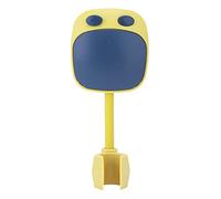 EIMSOAH Supporto per Soffione Doccia in Materiale ABS Staffa Regolabile a 360 Gradi per Accessori Doccia (Blu Giallo)