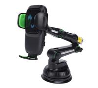 EIMSOAH Supporto per Telefono per Camion Resistente con Braccio Lungo da 12,9 Pollici, Design Antiurto per Smartphone e Tablet, Perfetto per i Camionisti (Verde)