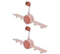 EIMSOAH Supporto Regolabile per Soffione Doccia, Durevole Portaoggetti per Appendere L'organizzatore della Doccia, Design Totale, 2 Pezzi per gli Elementi Essenziali del Bagno