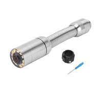 EIMSOAH Testa della Telecamera per Ispezione Fognature da 23 Mm, Endoscopio Professionale per Scarico Tubi in Acciaio Inossidabile IP68, 12 Luci a LED per Tubi più Grandi di 25 Mm