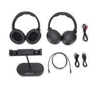 EIMSOAH TV Doppie Cuffie Wireless, Trasmissione Bluetooth 5.4 2.4G Stereo HiFi a Bassa Latenza Design Comodo e Leggero, con Base di Ricarica del Trasmettitore, per la Casa degli A