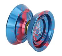 EIMSOAH YoYo Ball, Lega di Alluminio Non Rispondente Gara Avanzata da Competizione YoYo per la Competizione con Guanto 3 Pezzi (Blu)