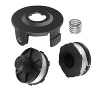 Eimuweip 2 Bobine + 1 Pezzi Copri Bobina+ 1 Molla Bobina Filo,Bobina per Tagliaerba con,Bobina Decespugliatore per,Compatibili con Makita 18V DUR181/RF/Z,195858-1/196145-9