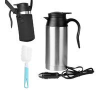 EIMZU Bollitore elettrico 12 Volt auto, 750 ml, bollitore per auto, accendisigari da 12 V, bollitore per auto, 12 V, veloce da viaggio, per caffè con acqua calda